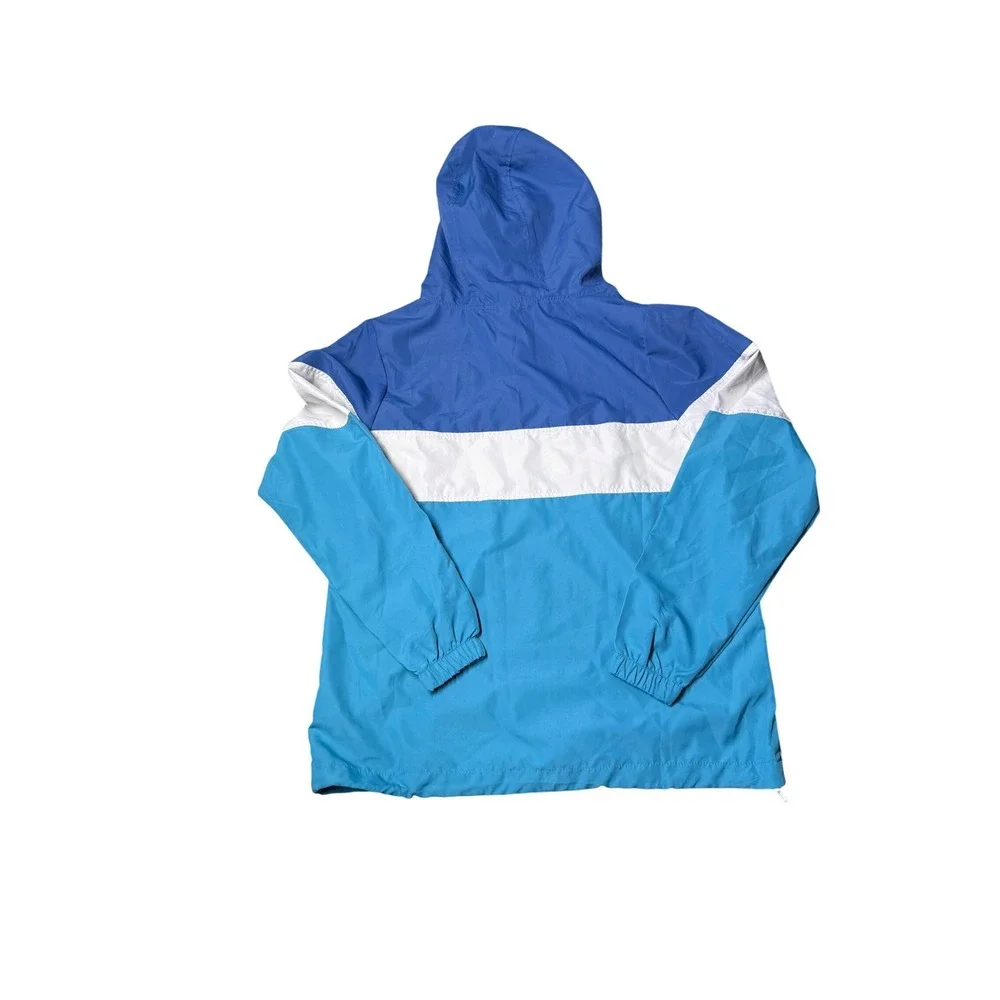 Sisstrevolution Respect The Sea Colorblock Windbreaker Pullover Jacket Blue XS